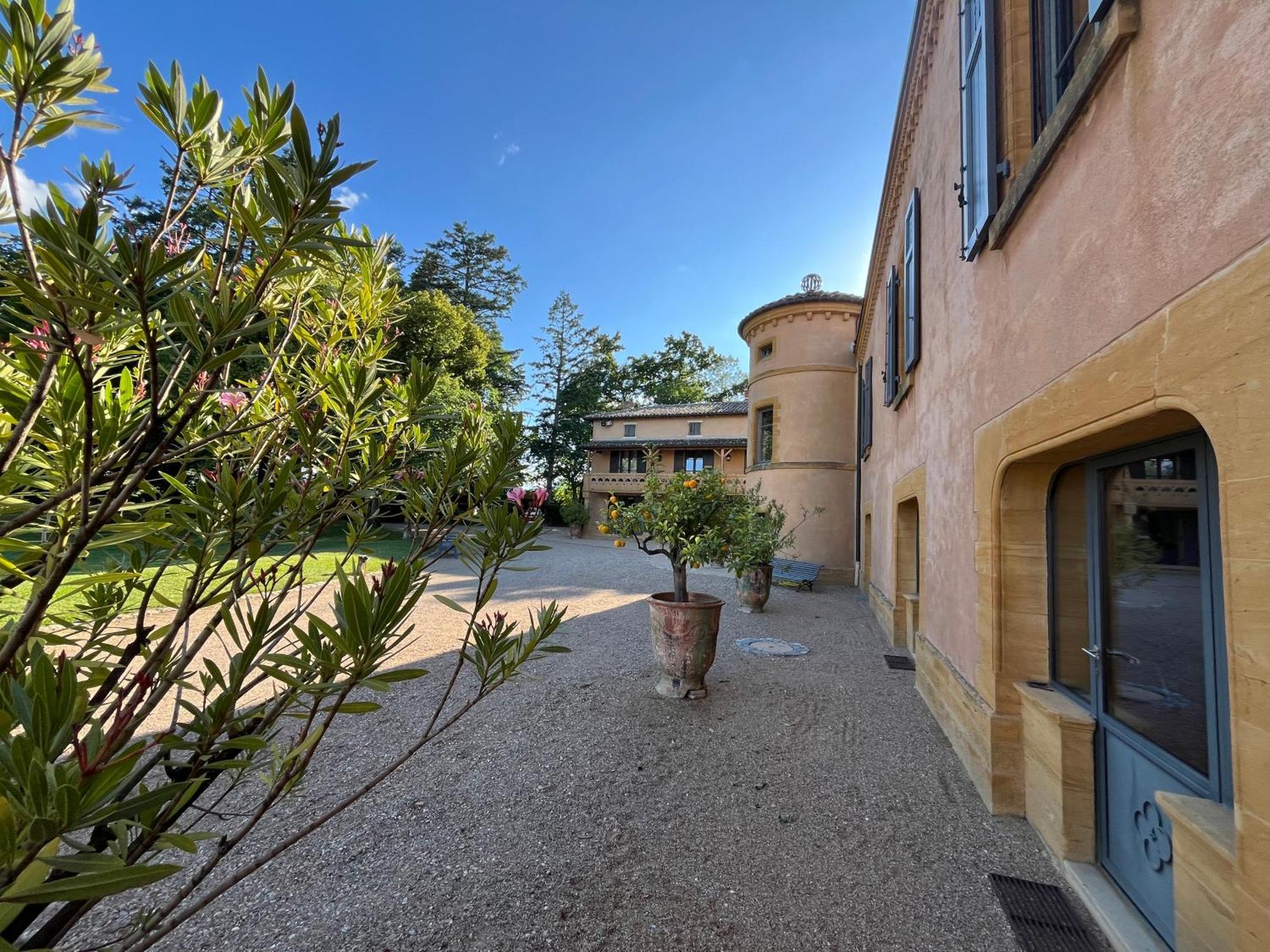 Chateau De Briante Saint-Lager Bagian luar foto